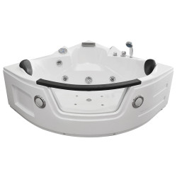 Wanna z hydromasażem Beata  2-osobowa 135x135x62cm z podgrzewaniem