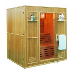 Sauna sucha z piecem  4-osobowa 176x150x192cm p