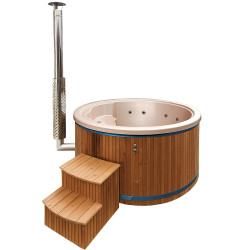 Balia Spa ogrodowe Oasis 4 osobowe 8 dysz Niecka akrylowa Beżowa perła 200cm