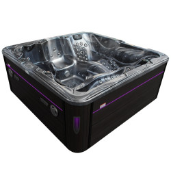 Spa ogrodowe 5 miejscowe  - 137  dysz Czarna fala 230x230x97cm 