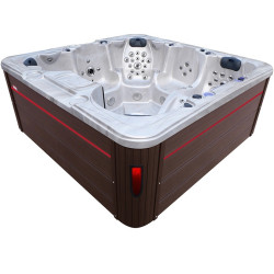 SPA OGRODOWE  6 OSOBOWE 146 DYSZ CAPPUCINO-OBUDOWA KAWA 230x230 CM 