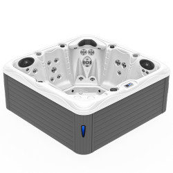 Spa ogrodowe 5 miejscowe  40 dysz 200x200x84cm akryl  biała perła 