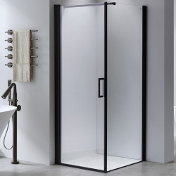 Kabina Prysznicowa BS04B Czarna Black 90x90cm