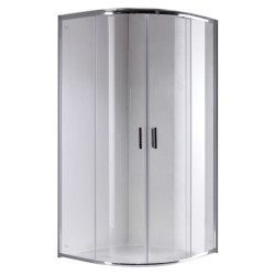 KABINA PRYSZNICOWA PÓŁOKRĄGŁA KZ94A CHROM 80x80 CM