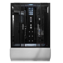 Kabina prysznicowa z hydromasażem 150X83X220CM black