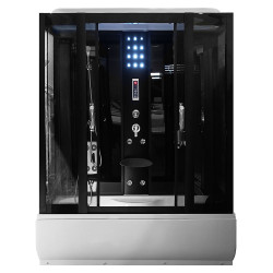 Kabina prysznicowa z hydromasażem Magdalena 170X90X220CM black