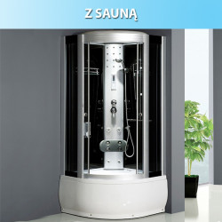 Kabina z Hydromasażem  110x110 sauna