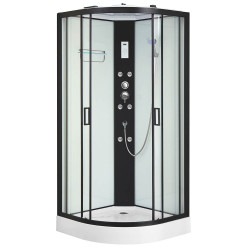 Kabina prysznicowa z hydromasażem  80x80x215 cm biała