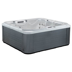 Spa ogrodowe akryl-marmurek,-obudowa czarna 200x200x80 cm