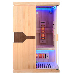 Sauna na podczerwień  Luba  2 osobowa 120X105X190CM