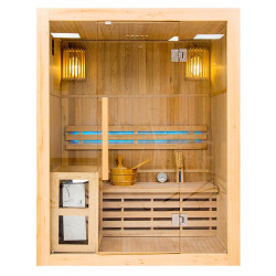 Sauna sucha Tymon z piecem harvia  3,5 KW 150x120