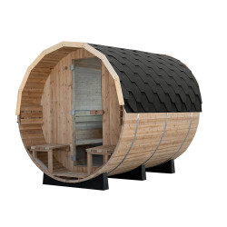 sauna ogrodowa okrągła 210x240
