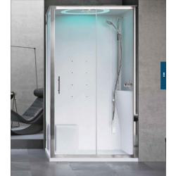 Kabina prysznicowa Eon II z hydromasażem  120x80 cm i opcja z sauną parową 