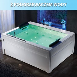 Wanna SPA z hydromasażem Olimpia z obudową 190x150 Biała