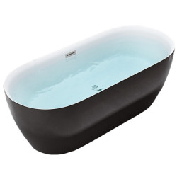 WANNA WOLNOSTOJĄCA CESANA 518A BLACK 150x75CM