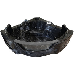 Wanna z hydromasazem Andromeda  kawa 154x154x68 cm 
