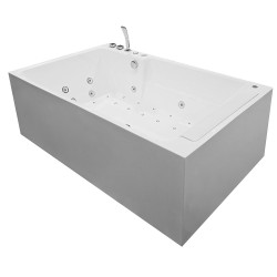 Wanna łazienkowa wolnostojąca z hydromasażem Sereno 180X110X60CM