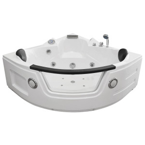 Wanna z hydromasażem Beata  2-osobowa 135x135x62cm z podgrzewaniem