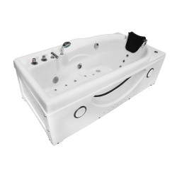 Wanna z hydromasażem Mirosława 1-osobowa 170x87x60cm z podgrzewaniem i osuszaniem +auto-clen