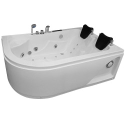 Wanna  z hydromasażem  Ewa  2-osobowa 170x115x58cm prawa