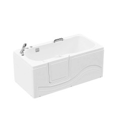 Wanna dla seniorów i niepełnosprawnych z drzwiami i hydromasażem Wital 153x76x64 cm
