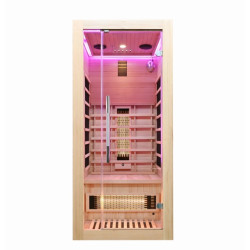 Sauna sucha INFRARED Janusz 90x90 1 osobowa z panelami solnymi