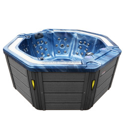 Spa ogrodowe 59 dysz , 7 osobowe  220X220X97cm ,niebieska fala oceanu
