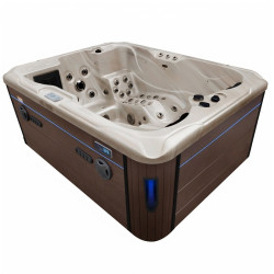 Spa ogrodowe 3 miejscowe  75 dysz  210x160x90cm cappucino ,kawa