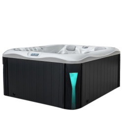 Spa ogrodowe 3 miejscowe  46dysz  210x170x90cm biała perła