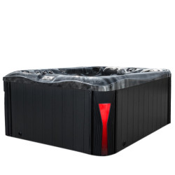 Spa ogrodowe 3 miejscowe  46dysz  210x170x90cm akryl czarna fala 