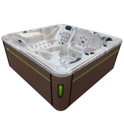 Jacuzzi spa 5 miejscowe  - 137  dysz cappucino-kawa  230x230x97cm 