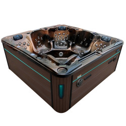 Spa ogrodowe 5 miejscowe  - 137  dysz Magma Gold obudowa kawa 230x230x97cm 