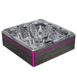 Spa ogrodowe 5 osobowe ,123 dysze odyssey obudowa szara deska 230x230x92cm