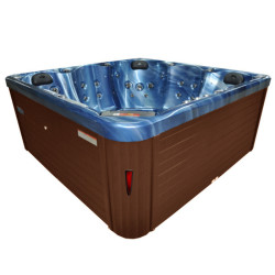 Spa ogrodowe 5 miejscowe  40 dysz  200x200x90cm niebieska fala
