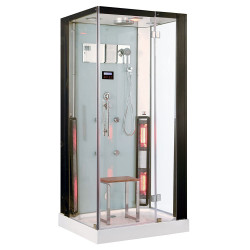 Kabina prysznicowa  sauna na podczerwień, parowa Sylwia 100X90X215CM powystawowa