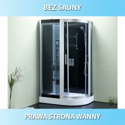 Kabina z Hydromasażem Monako 9914P 120x85 prawa