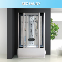 Kabina z Hydromasażem Patryk 120x85 biała WHITE