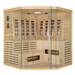 Sauna na podczerwień  4-osobowa 180x180x200cm 