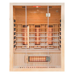 Sauna na podczerwień  3 osobowa 150X120X190CM – jodła kanadyjska