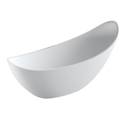 Wanna wolnostojąca owalna z kamienia syntetycznego 185X76X92CM