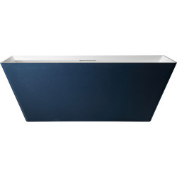  Wanna wolnostojąca Filip ze ścieralną powłoką Pruski-błękit 170x75x60 cm