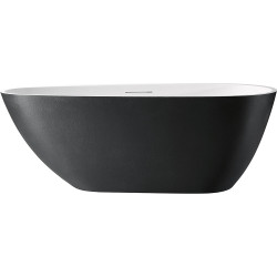  Wanna wolnostojąca ze ścieralną powłoką black 170x75x60 cm