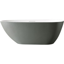  Wanna wolnostojąca ze ścieralną powłoką Szara 170x75x60 cm