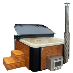 Balia Spa ogrodowe Paradise 3 osobowe 12 dysz Niecka akrylowa Beżowa perła 160 x 200