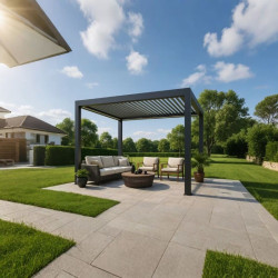  Pergola Ogrodowa Tarasowa Prestige Automatic - Dark Grey 4x5 m