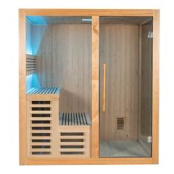 Sauna sucha z piecem HARVIA 6kW  4 -osobowa 180X160X200CM