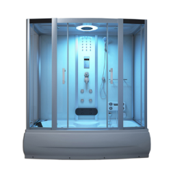 KABINA Z SAUNĄ ORAZ WANNĄ Z HYDROMASAŻEM WANESSA  BIAŁA 170 X 90 X 220cm 