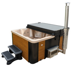 Balia Spa ogrodowe Harmony 6 osobowe 36 dysz Niecka akrylowa Beżowa perła 220×220