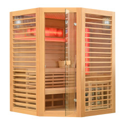 Sauna sucha Tekla  II 180x180x200 piec 8kw