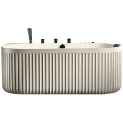 Wanna wolnostojąca przyścienna EXCLUSIVE z hydromasażem 170X85X65CM